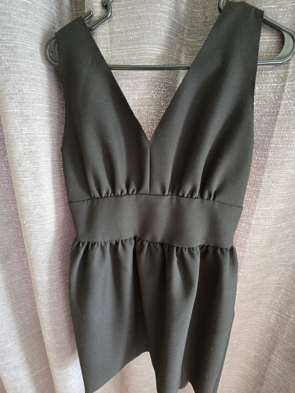 NEW MSGM Black V-Neck Sleeveless Women's Dress.  Brand New.  SIZE 6